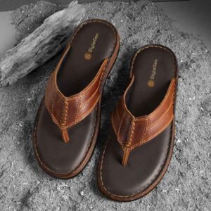 Stylish Toe-Post leather Sandal For Men