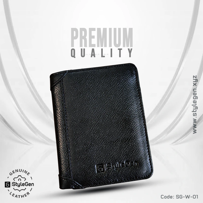 Classic Short Leather Wallet (SG-W-01)