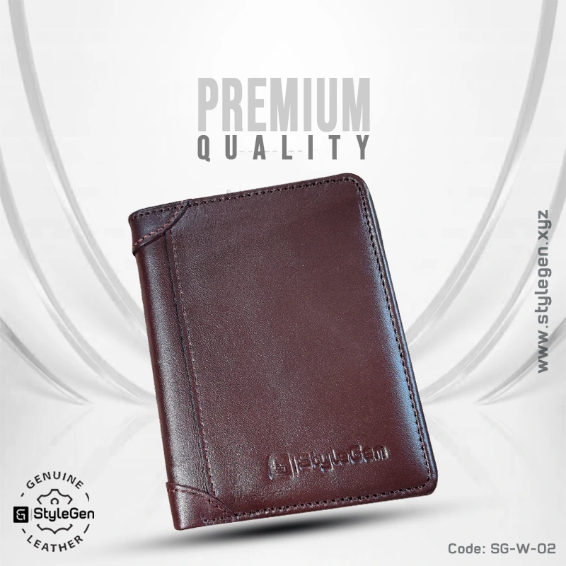 Classic Short Leather Wallet (SG-W-02)